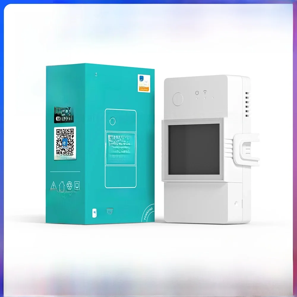 SONOFF POW Elite 16A/20A Inteligentny przełącznik miernika mocy Ekran LCD ESP32 Chip 14s Szybkie parowanie Pilot zdalnego sterowania przez eWeLink Google Home — zdjęcie produktu 7