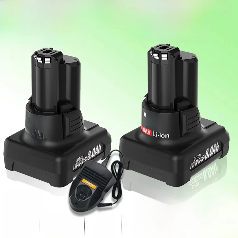 Voor Bosch BAT420 Batterij 12V 8000mAhOplaadbare BAT412A BAT413A D-70745Gop 2607336013 2607336014   Vervanging van gereedschapsbatterijen - afbeelding 2