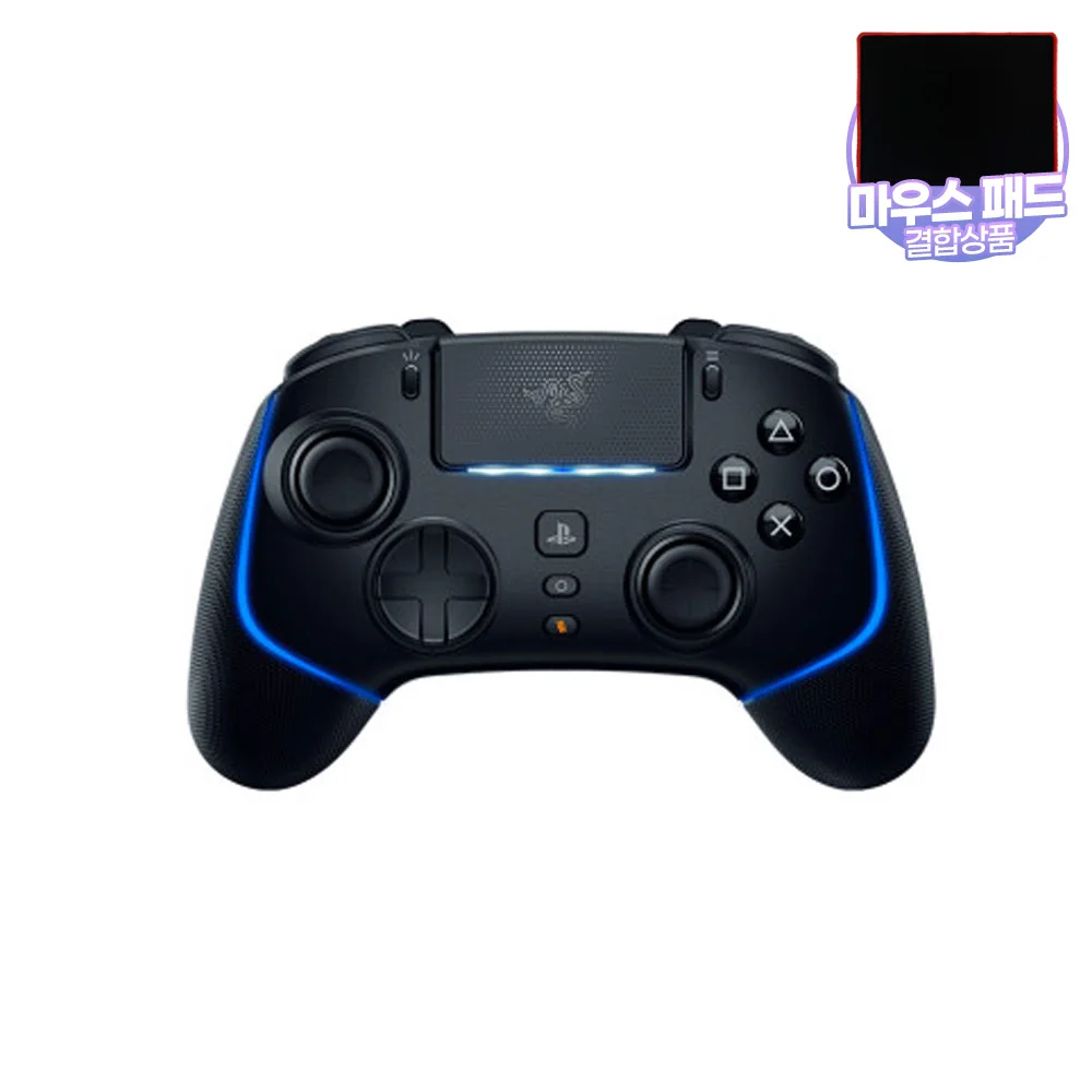 Laser Wolverine V2 Pro Black White Wireless Game Controller LUPLUS 5 PC Compatible + mouse pad