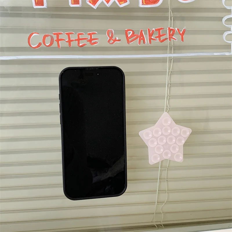 Wildflower Star Suction Cup Silicone Mobile Phone Holder Strong Multi-functional Surface Sticker Bathroom Phone Case Cup Bracket - náhled 6