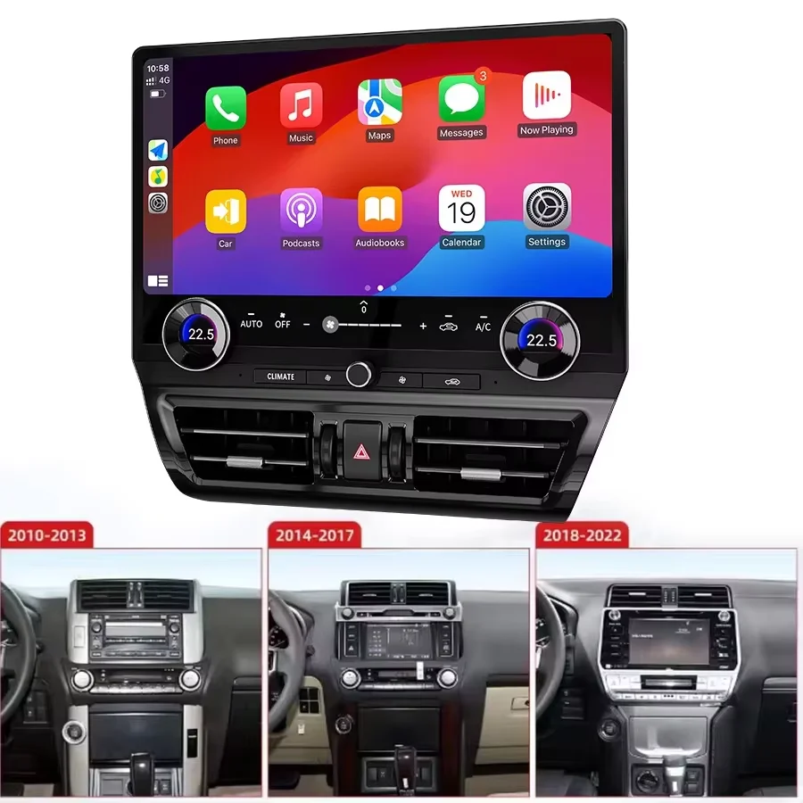 For Toyota Prado LC150 2010-2022 16.8