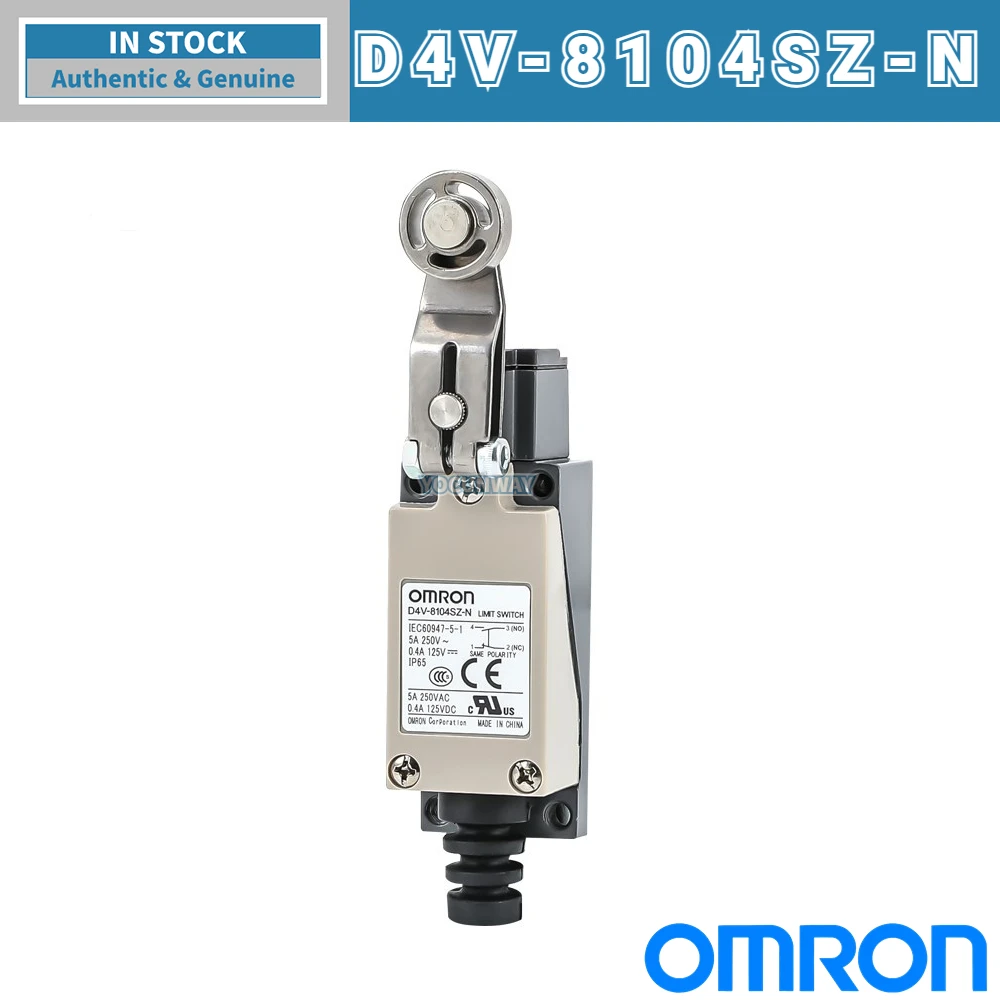 OMRON Limit Switch D4V-8108SZ-N Original New Authentic 8104SZ-N 8107Z-N 8166Z 8111Z 8112Z 8122Z Series for Industrial Use