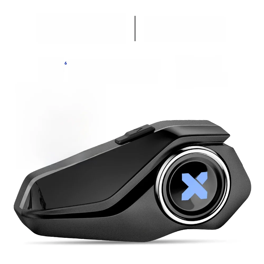 Lexin G2P Intercom für Motorradhelm-Bluetooth-Headsets, Freisprech-Kommunikationsgerät für bis zu 6 Fahrer, Interphone mit FM.