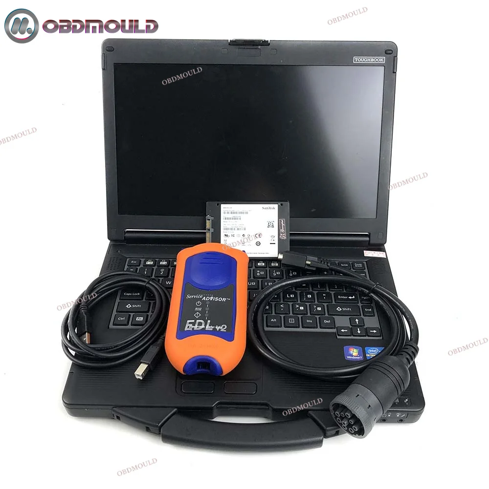 

For EDL V2 EDL SCAN Electronic Data Link Diagnostic Adapter Construction Agriculture Equipment Engine with CF53