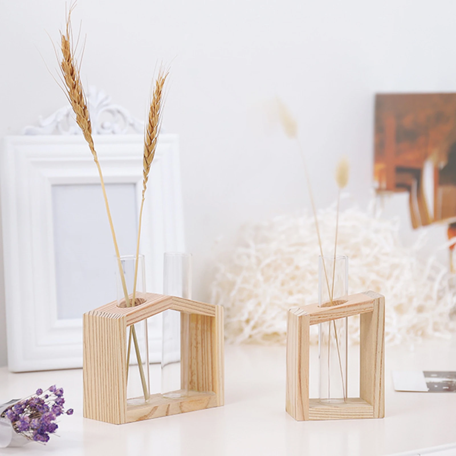Clear Hyacinth Glass Vase Flower Planter Pot DIY Terrarium Container Micro Landscape Fairy Garden DIY Terrarium Desk Decorations
