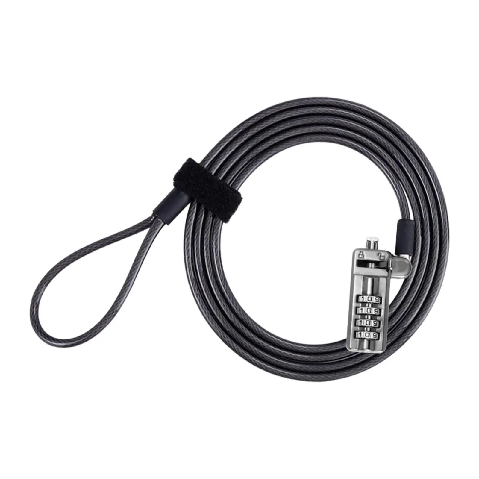 Anti-Theft Laptop Lock with Computer Password Protection Durability with 4 Digit Resettable Code for Secure Device Safeguard