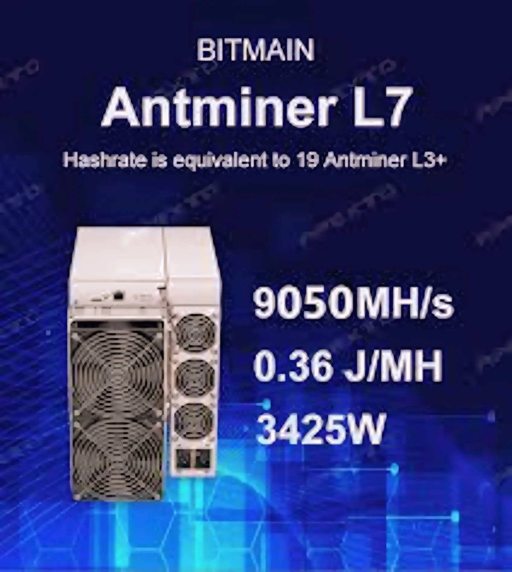 DC KUP 2, OTRZYMAJ 1 ZA DARMO Antminer L7 9050mh Litecoin Dogecoin Veger moneta Miner