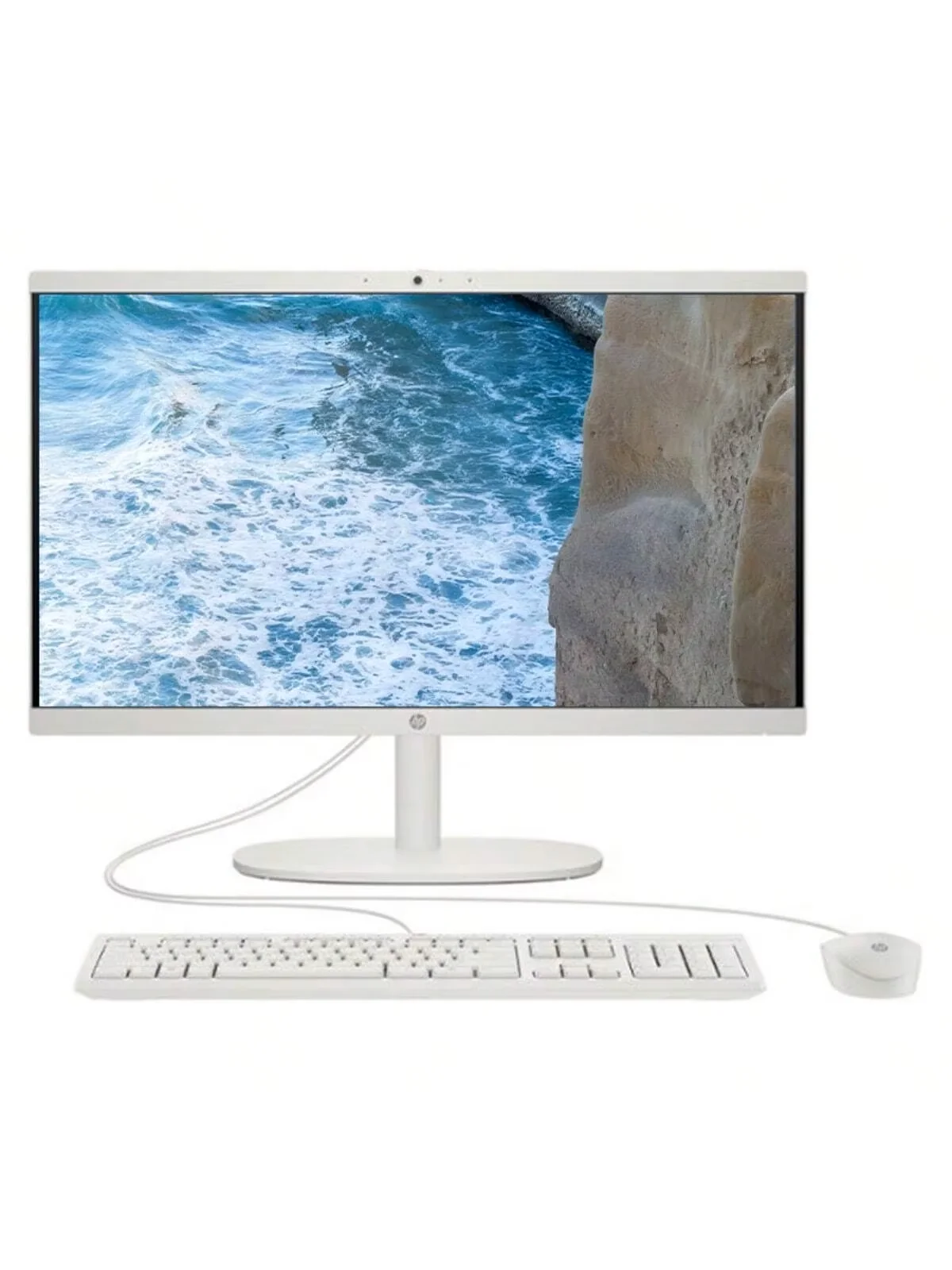 HP 21.5" All-in-One Desktop,Intel Celeron J4025,32GB RAM,2TB SSD,Intel UHD Graphics 600,Windows 11,White