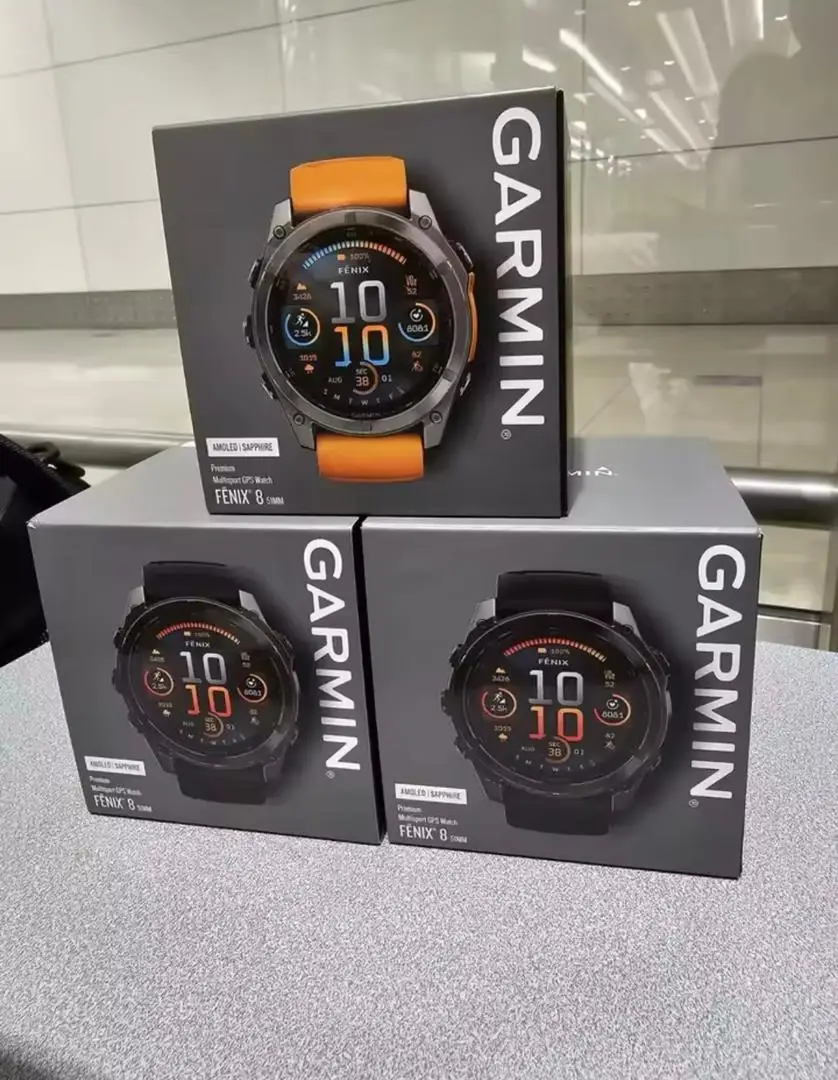 ST FREE SHIPPING BRAND NEW Garmins-Fenix ​​8 Sapphire Smartwatch Athlete GPS Watch