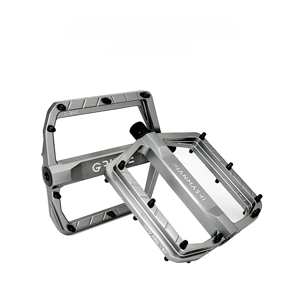 AliExpress 2024New SHANMASHI DH mountain bike fat comfort pedal 3 bearing bicycle flat pedal aluminum alloy