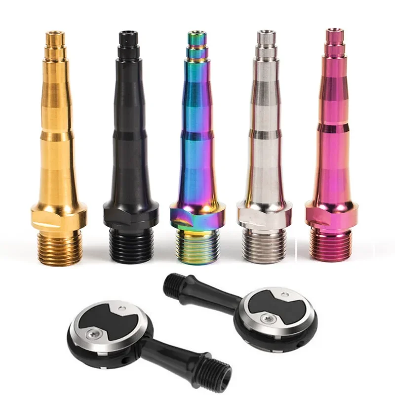 AliExpress chooee CNC Bike Pedal Axle Ti Ultra Light 73mm 76mm 78mm Fit Speedplay Pedals Titanium TA886