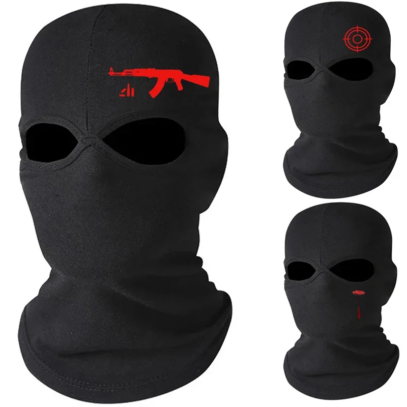 AliExpress NONE Full Face Balaclava Mask Tactical CS Winter Ski Cycling Hat Sun Protection Scarf Outdoor Sports Private Custom DIY Beanie 2022