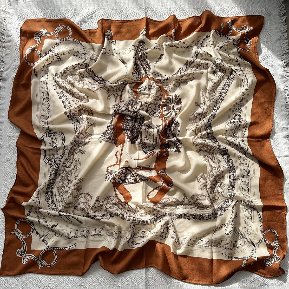 

Winter Large Warm Scarf Women Silk Wool Bandanas Head Bag Scarves Christmas Gift Luxury Cachemire Head Neck Accessories