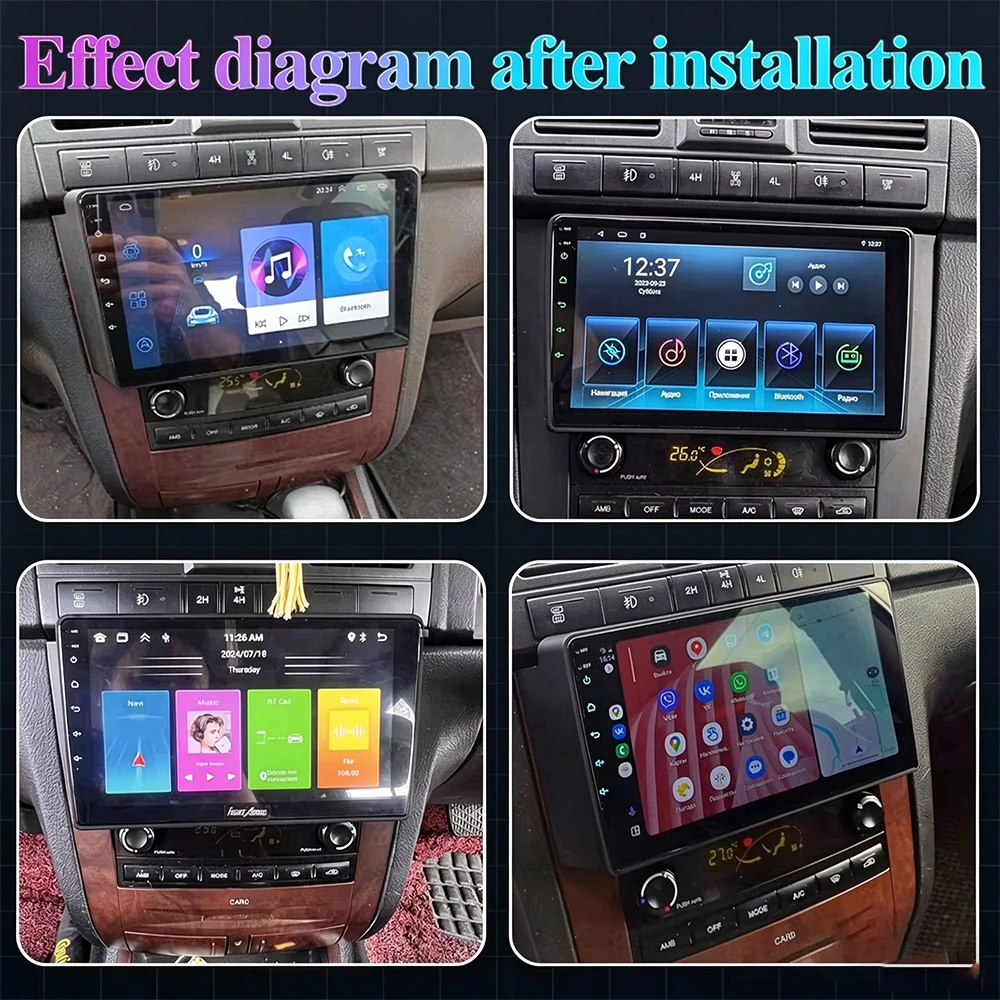 Car Radio For SSANGYONG Rexton 2002 2003 2004 2005 2006 Carplay Android Auto Player Multimedia 4G WIFI GPS Navigation Video 2din