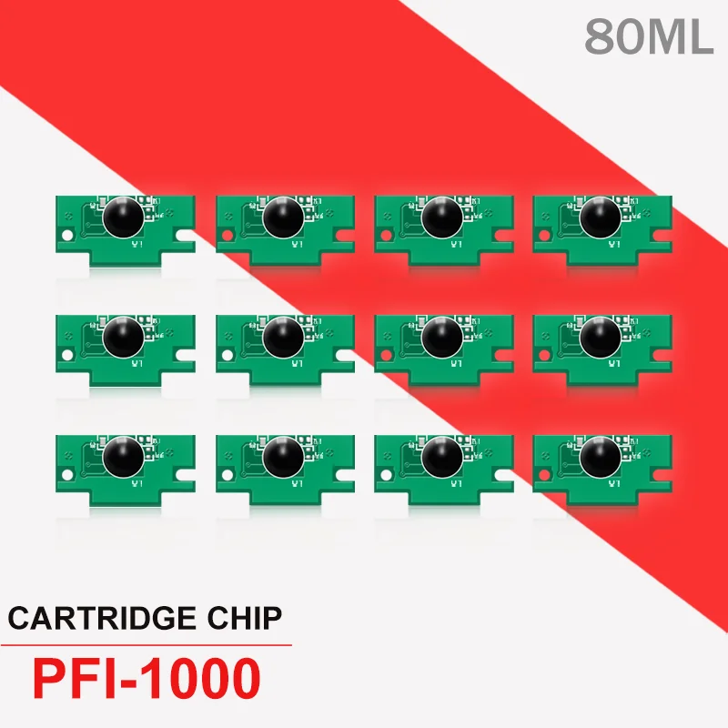 PFI 1000 PFI-1000 PFI1000 Permanent Cartridge Chip ARC Chip For Canon imagePROGRAF PRO-1000 PRO1000 Printer Reset Chips