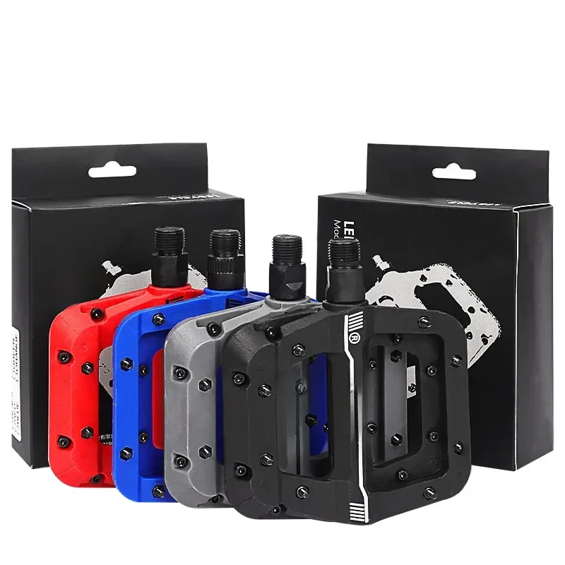 AliExpress LeBycle Lebycle MTB Bike Nylon Pedal Bearing Mountain Bike Pedals High-Strength Non-Slip Bicycle Pedals Bike