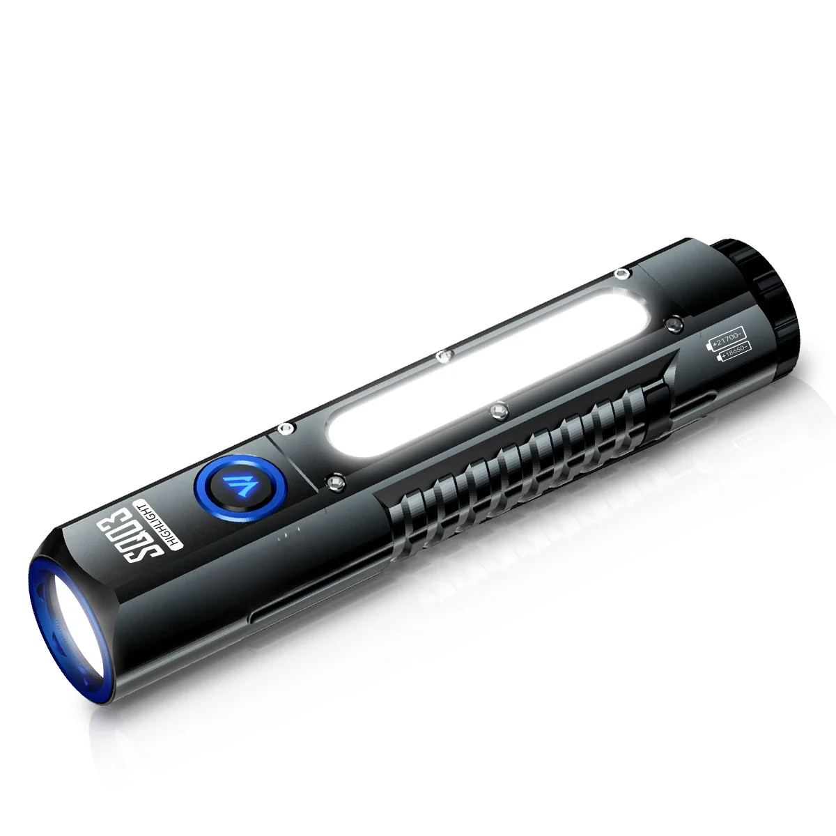 Warsun Powerful LED Flashlight Multifunctional Outdoor Rechargeable Torch Light Portable Lantern Hand Lamp With Magnet