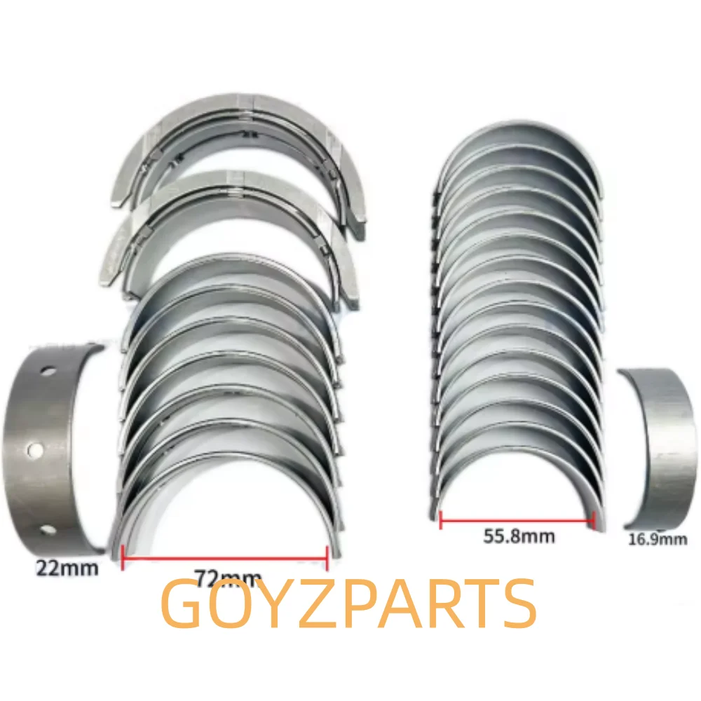 

11217522988 11217537734 Engine Crankshaft Main Bearing Connecting Rod Bearing for BMW N62 N62B44 4.4L N62B40 N62B36 N62B48 4.8L