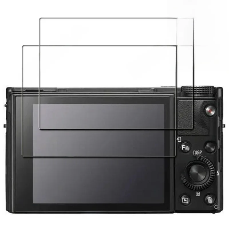 Protecteur d'écran pour appareil photo Sony RX100II RX100III RX100IV RX100V RX100VI RX100VII RX100, 2 pièces, Film de protection en verre trempé