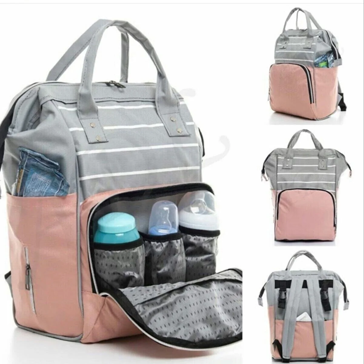 Mommy Baby Care Diaper Bags Backpack Nappy Bags Large Capacity Baby Stroller Bag Multifunction