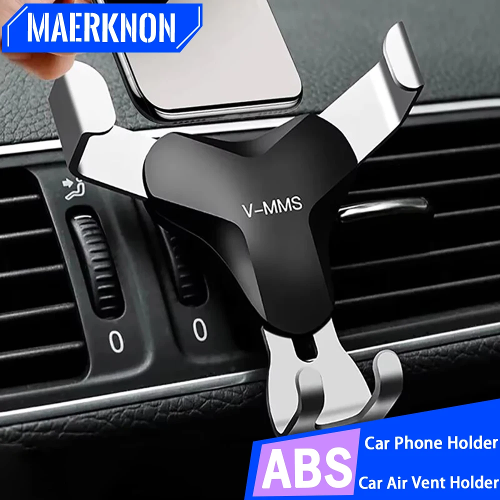 Gravity Car Phone Holder Stand Air Vent Mount Universal Smartphone Holder In Car GPS Support Stand For iPhone 15 Samsung Xiaomi