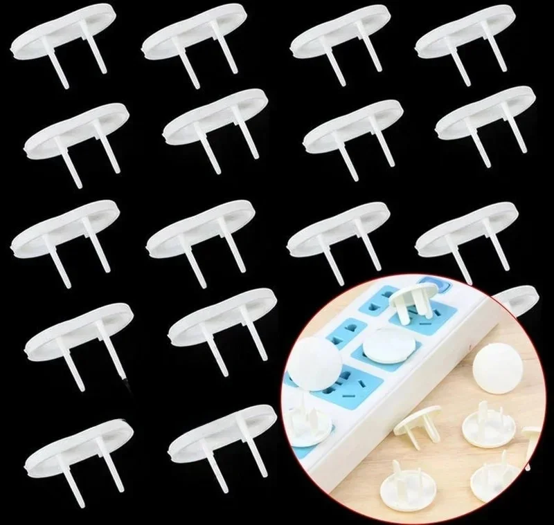 Prise de courant électrique 20 pièces, Protection de sécurité pour bébés et enfants, bouchons Anti-choc électrique, couvercle de Protection A +