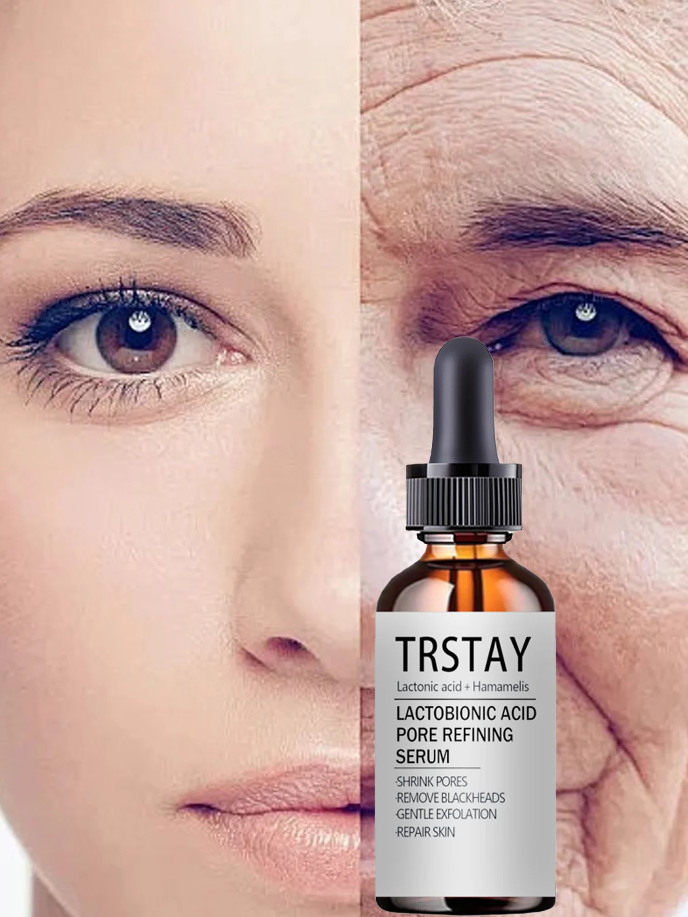 Moisturizing Anti Wrinkle Serum Tighten Pores Rejuvenate Skin for All Skin Types Youthful Glow Smooth Texture Advanced Formula D - Image 5
