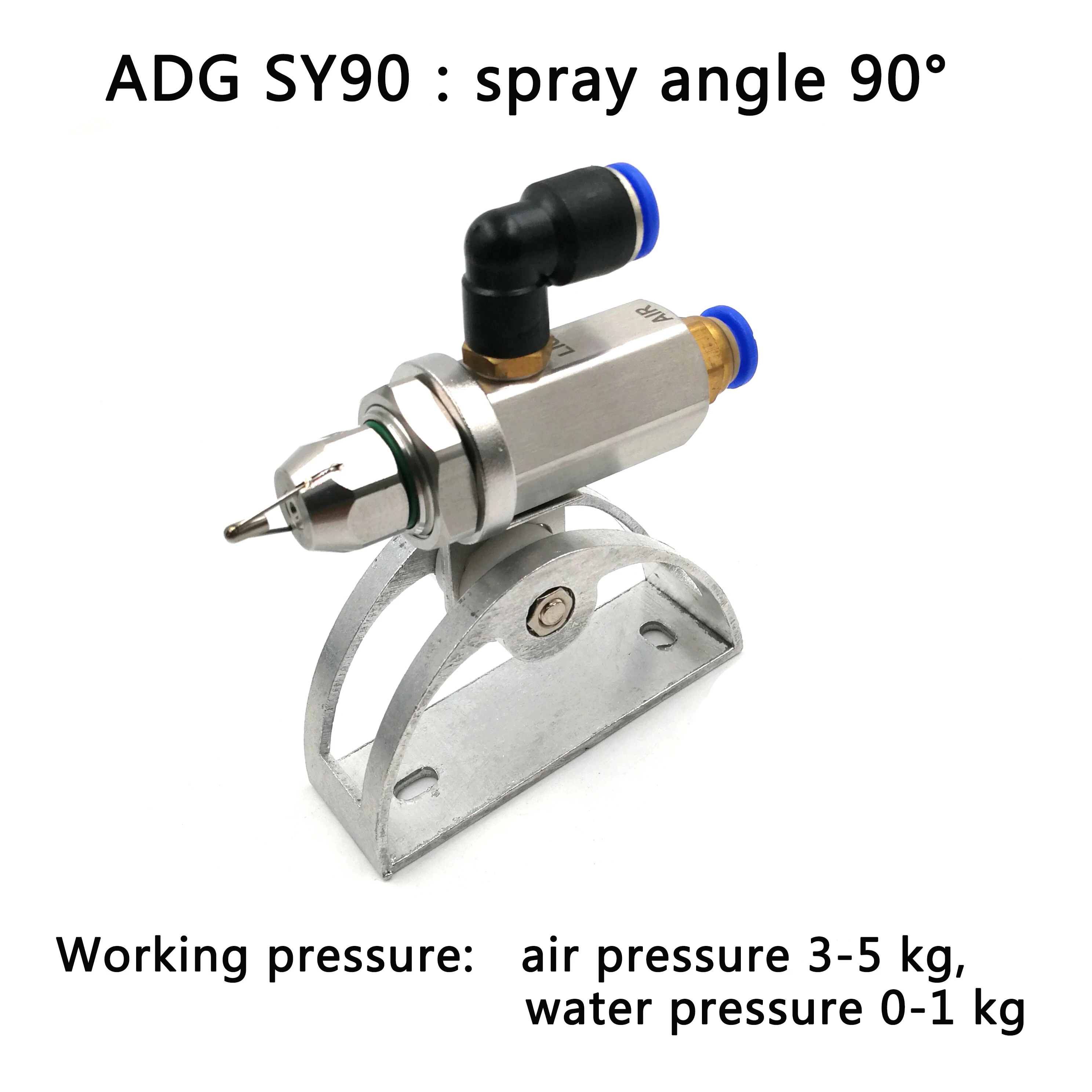 Free Shipping Air Atomizer Spray Nozzle, Ultrasonic Dry Fog, Super Fine Mist Atomizing, Dust Removal, SS304 Stainless Steel,