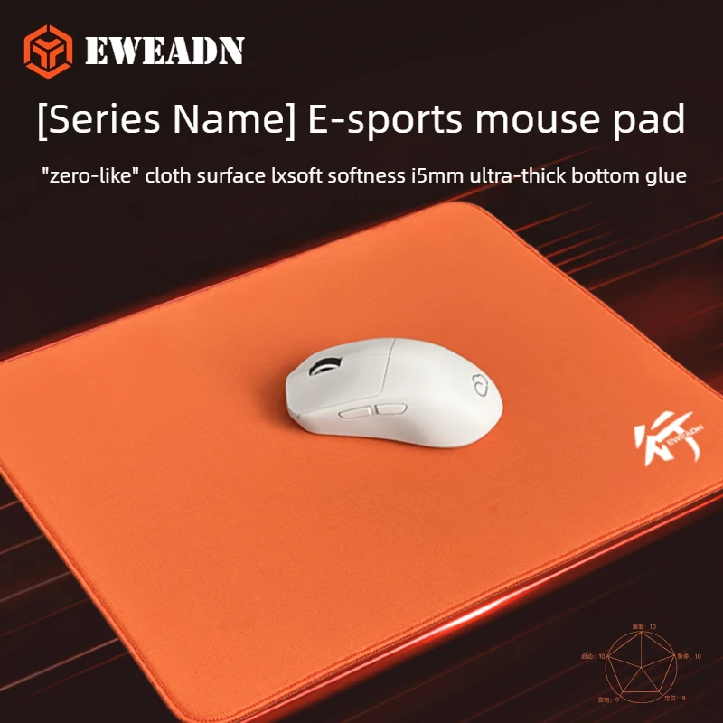 

thick Mouse Pad 360x330x5mm Laptop Desk Pad PC Accessories Mouse Pad Gaming Deskmat With Lockedge Office Non-slip Mouse Pad