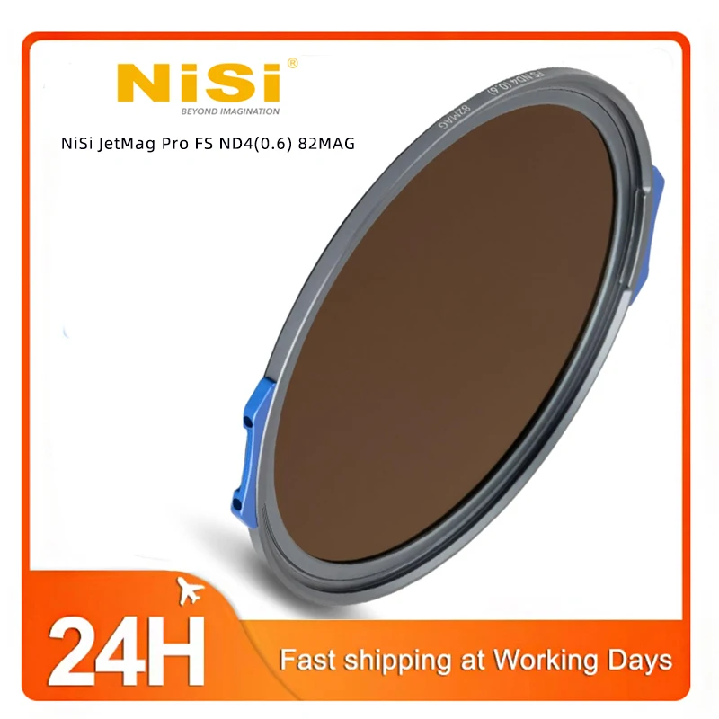 NiSi JetMag Pro FS Ultra Thin Magnetic ND Filter 82MAG ND4 0.6 2 Stop Full Spectrum Neutral Density For Professional Cinema