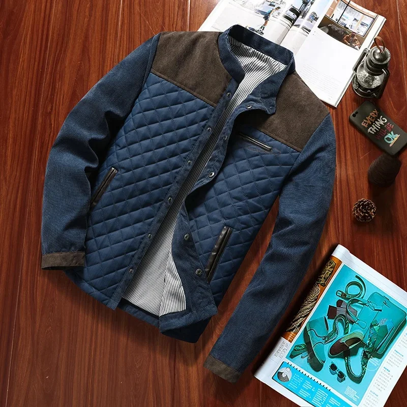 DIMUSI jesienno-zimowa męska kurtka Bomber Casual Men znosić kurtka wiatrówka męska moda Baseball kurtki Slim Fit odzież — zdjęcie 2