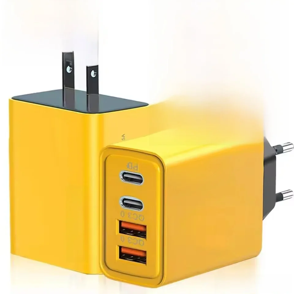 For Xiaomi 120W Fast Charger 4 Port USB C PD Quick Charging USB 3.0 Type C EU US Plug Wall Charge Adapter For iPhone 15 Pro Max