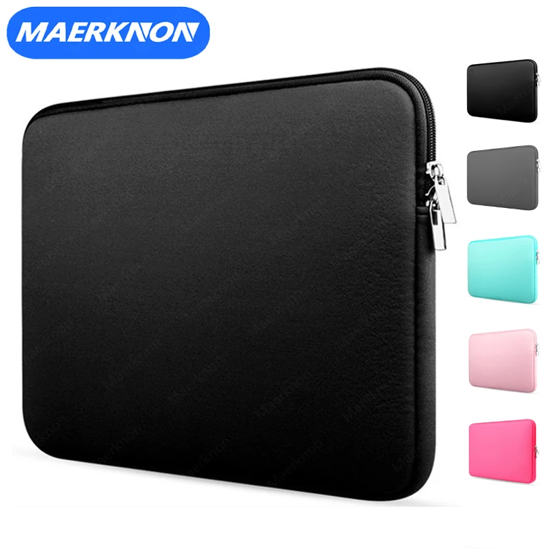 Laptop Sleeve Bag Portable Notebook Case For Xiaomi Hp Dell Lenovo Computer For Macbook Pro Retina 11 13 14 15 15.6 Laptop Cover