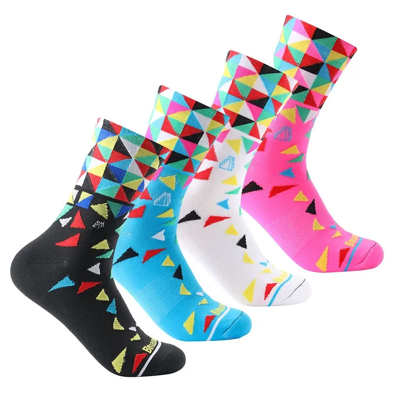 AliExpress New 2023 Sports Running Cycling Socks Men and Women Bicycle Ortdoor Bike Socks and Basketball Socks