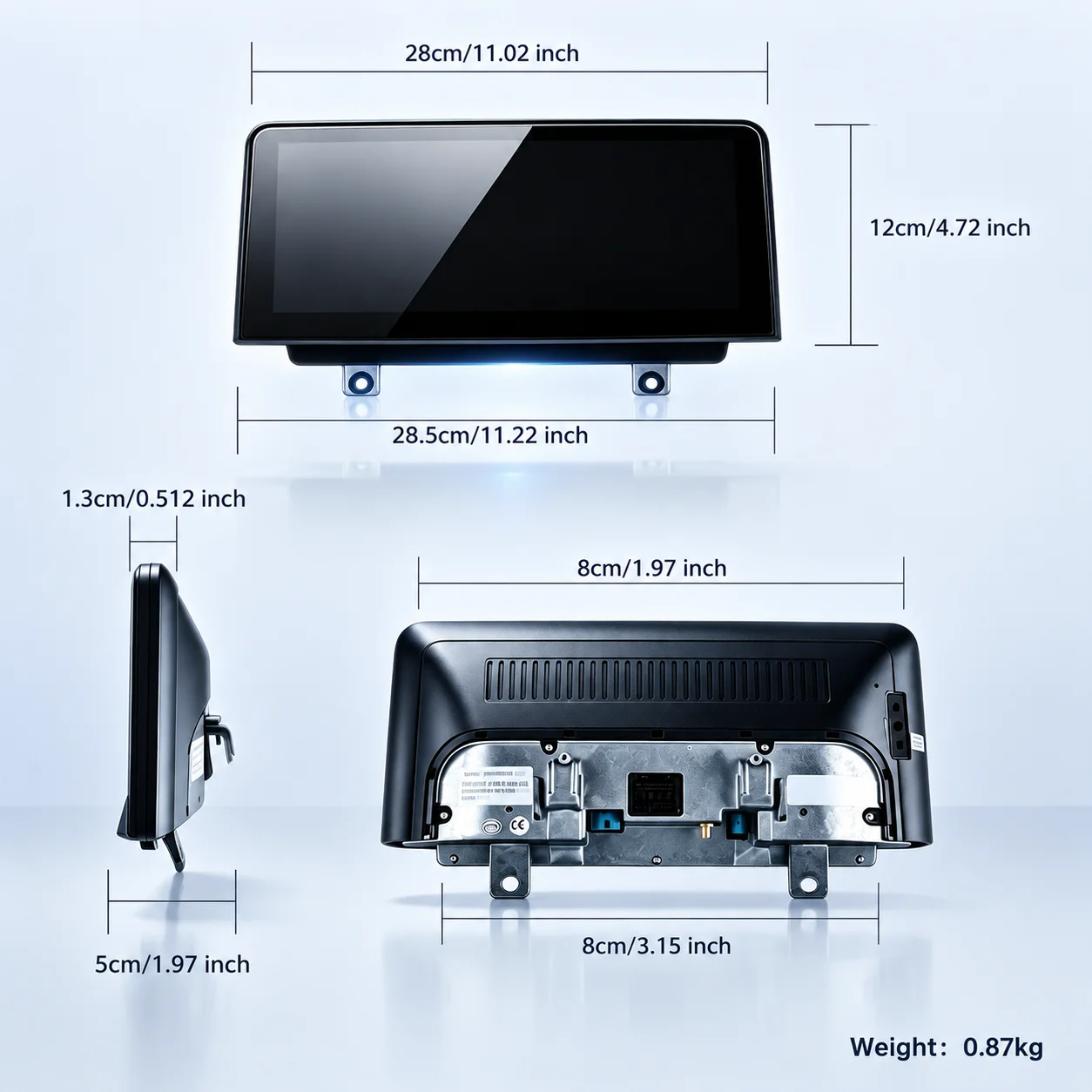 10.25 Inch Android Car Navigation for BMW X1 2016-2017 NBT System Touch Screen GPS Bluetooth WiFi Apple CarPlay Android Auto