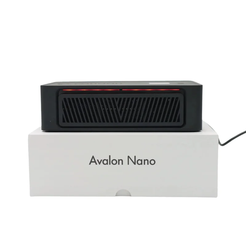 Officiële Canaan Avalon Nano3 Miner met Verwarming, Bitcoin Miner Wi-Fi Hashrate SHA256 4T, BTC Solo Miner, Stille Mining Machine voor Thuisgebruik