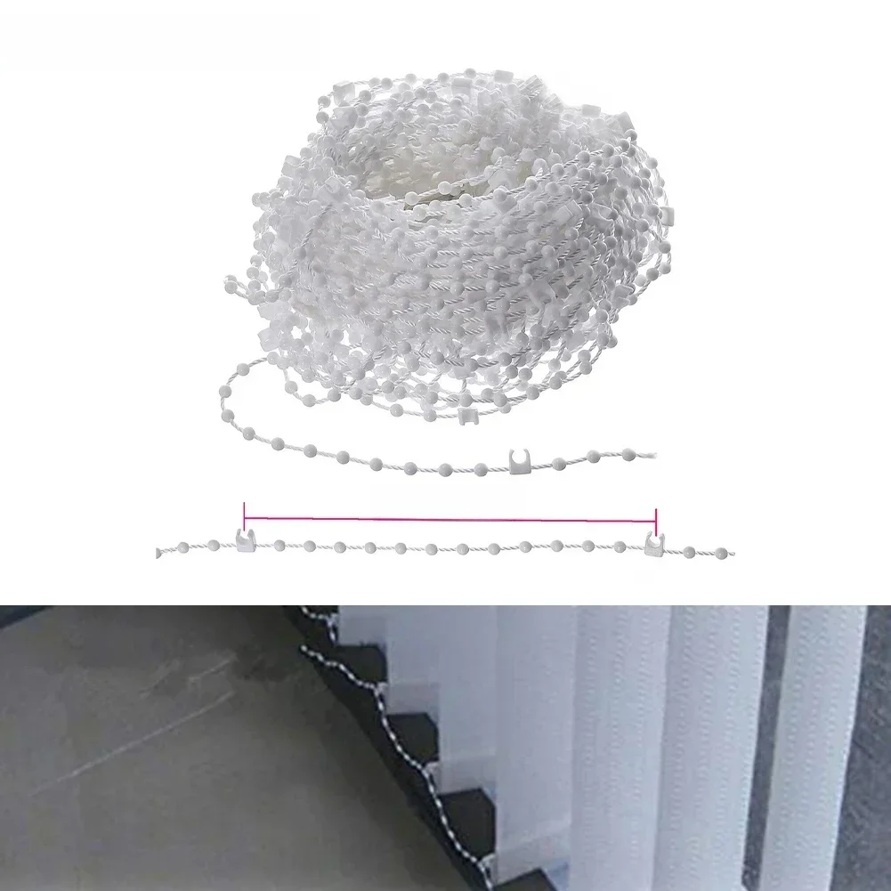 Store enrouleur vertical avec connecteurs pour fenêtre de chambre, pièce d'outil, rideau perlé, JOrette, 89mm, 127mm, 20 mètres