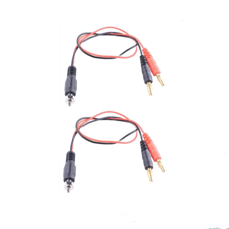 2 Pcs Glow Plug Charge Lead with 4.0mm Banana Plug for Battery, Charger, Motor, ESC, RC Planes Cars Boat Drone