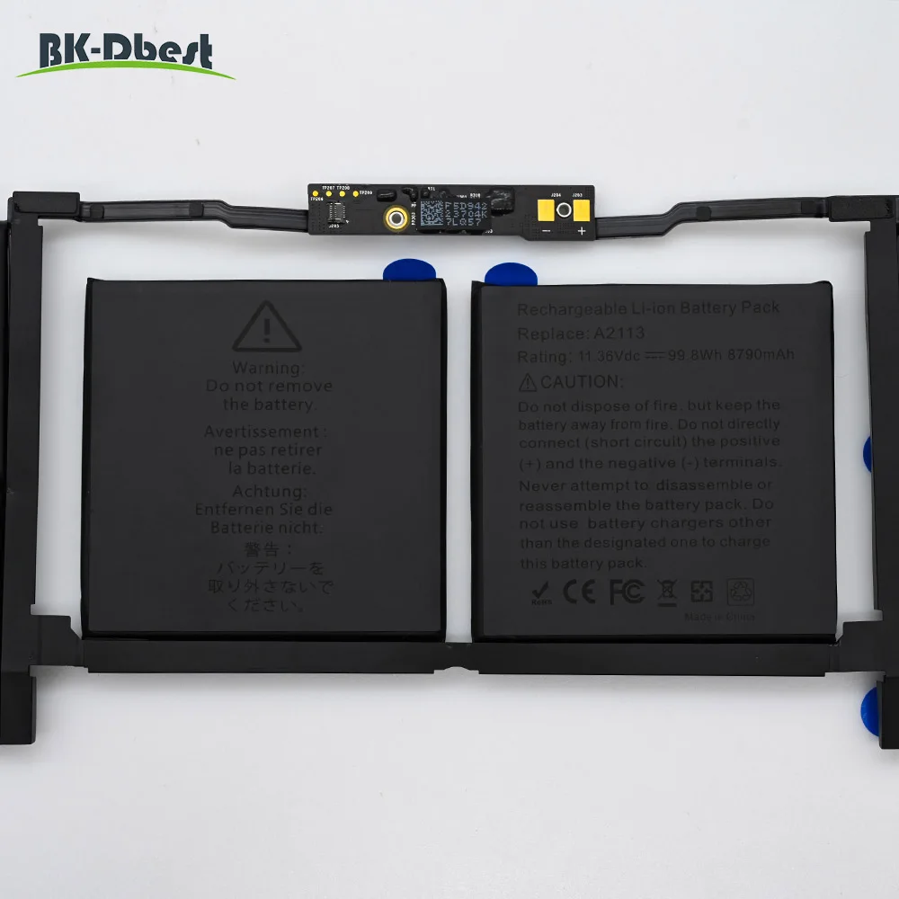 Imagem -04 - Bk-bateria Recarregável Nova A2113 do Portátil de Dbest para Macbook Air m1 A2141 16 Polegada 2023 Ano