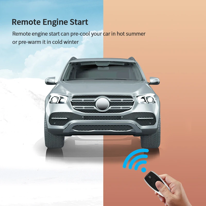 EASYGUARD Plug & Play PKE remote starter for benz 13-15 Benz GLK X204/13-14 E W212/E-Coupe W212/12-18 CLS X166/16-19 SLC R172
