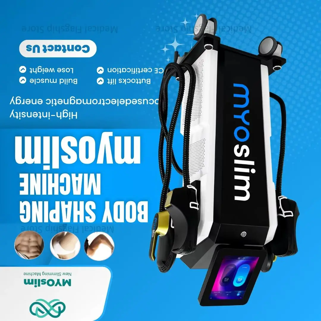 

Best Selling Nova MYOslim Neo 6500W High Power 4 RF Handles Hi-emt Body Sculpt Body Muscle Stimulate Machine