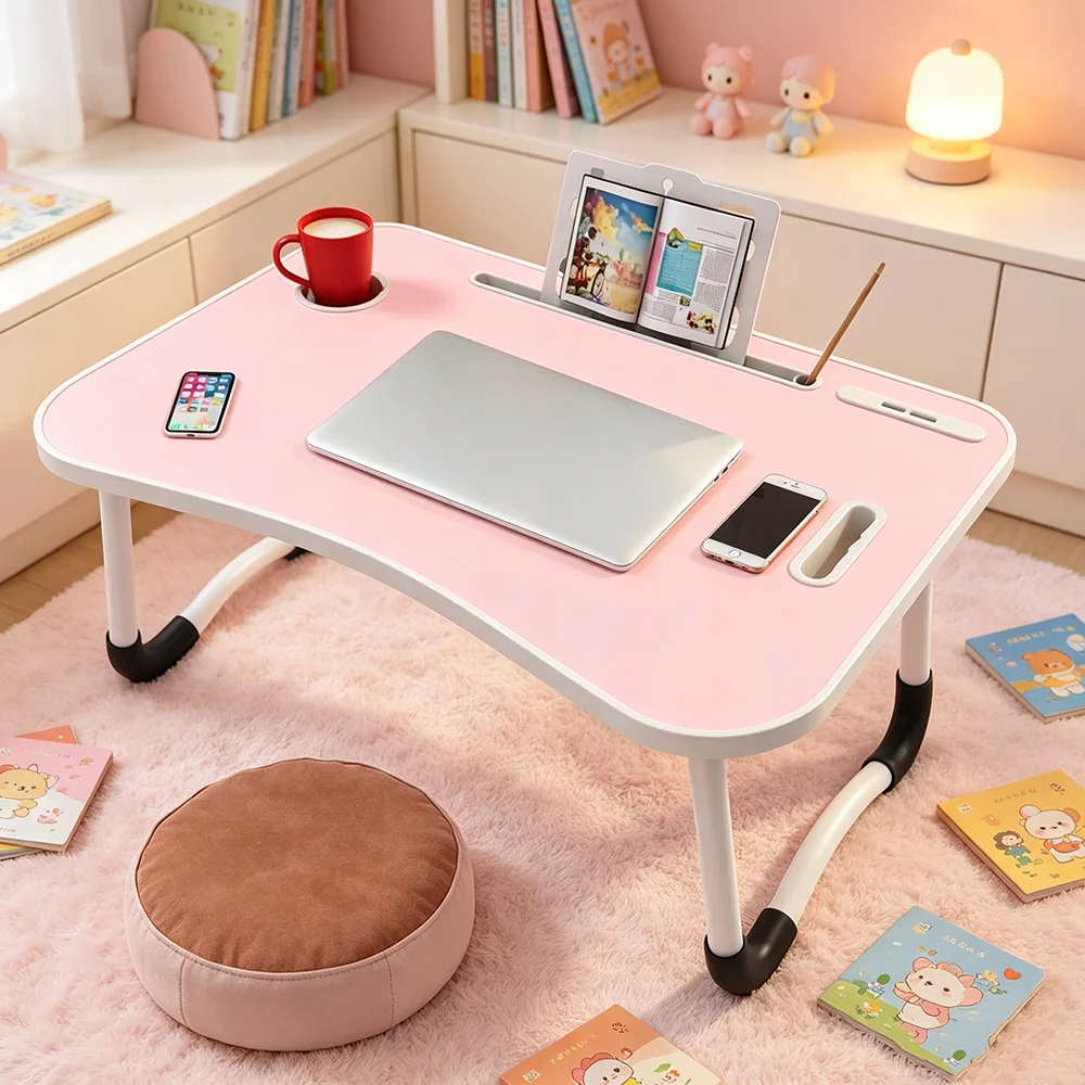 Inversion Table Fold - Folding Laptop Desk for Bed Sofa