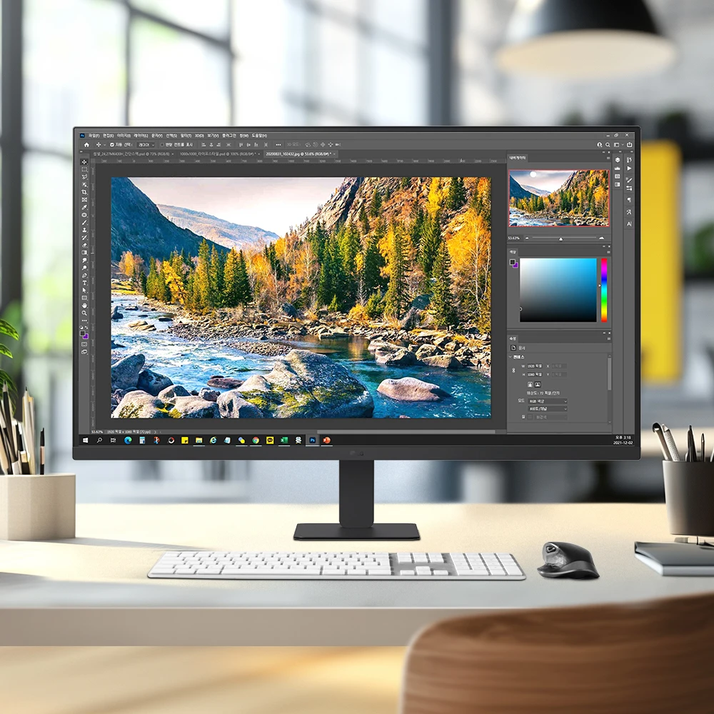 [até 32 apenas] Monitor de PC LG 32U631A Ips Qhd Slim Bezel Usb-C