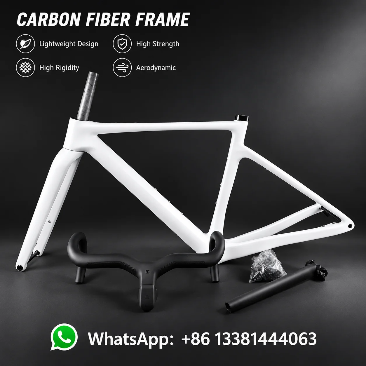 إطار دراجة جرافل من ألياف الكر - مراجعة Carbon Fork Gravel Disc Brake وسعره