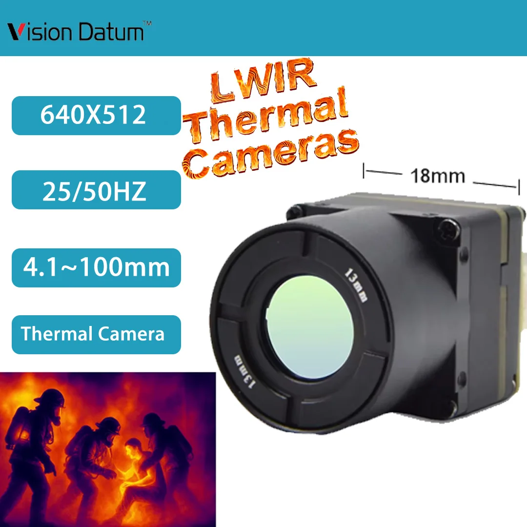 640x512 50Hz 25Hz Analog/MIPI/USB LWIR Thermal Camera for Drone Application Boson Vision Datum