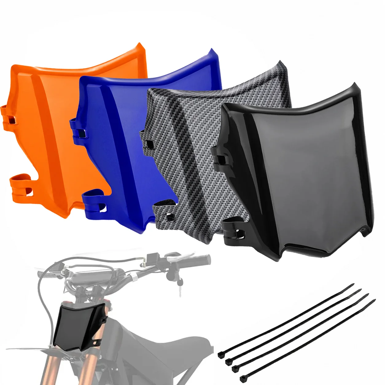 Electric Motorcycle Front Number Plate For Surron Light Bee S X Talaria Sting Q20 Stark Varg MX Motocutz Dirt EBike Accessories