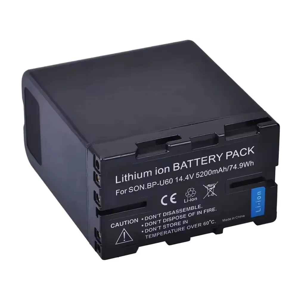 5200mAh Camera battery BP-U60 BP U60 BPU60 battery compatible with BP-U90 BP-U30 PMW-100 PMW-150 PMW-160 PMW-200 PMW-300