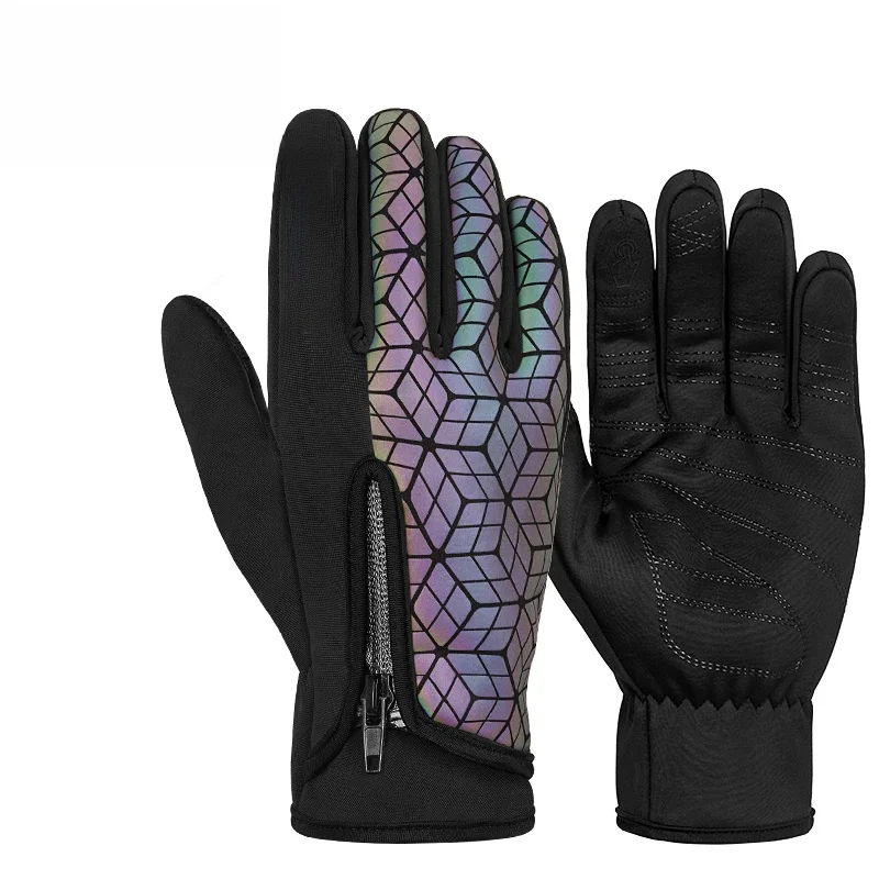 AliExpress ROCKBROS Winter Bicycle Gloves Touch Screen Thermal Fleece Climbing Skiing Bike Gloves Men Women