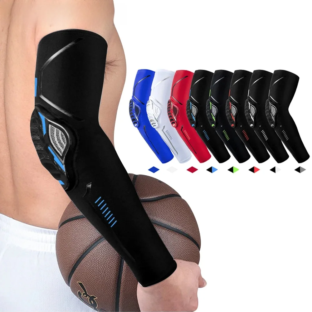 AliExpress SPRRTOR 1Pcs Sports Crashproof Elbow & Knee Pads Compression Arm Sleeves for Outdoor Basketball Football Bicycle Elbow Support Guard