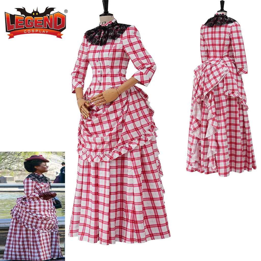 De Vergulde Leeftijd Peggy Scott Cosplay Kostuum 1880 Victoriaanse Drukte Dress Southern Belle Kostuum Vrouwen Burgeroorlog Tijdperk Bal gown